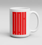 AAH (Red) MUG - Coffee Mugs - Skew'd